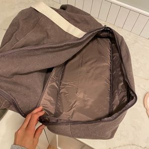 Lo & Sons weekender, washed purple. Light use.